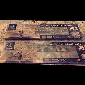Peel and stick stone tiles